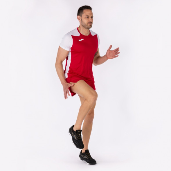 Футболка с коротким рукавом RECORD II Красный-белый