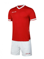 Детская футбольная форма KELME Short Sleeve Football Kid (Red/White)