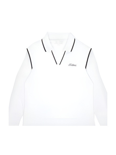 Лонгслив KELME Long Sleeve Polo Shirt White