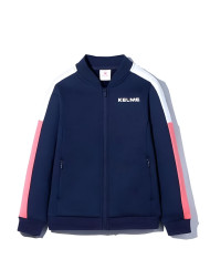 Детский бомбер KELME Cardigan Sweater For Girls Dark Blue