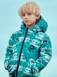 Детский пуховик KELME Boys Wear Down Jackets On Both Sides Black
