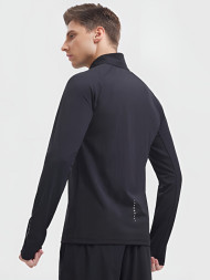 Олимпийка KELME Half Placket Long Sleeve T-Shirt Black