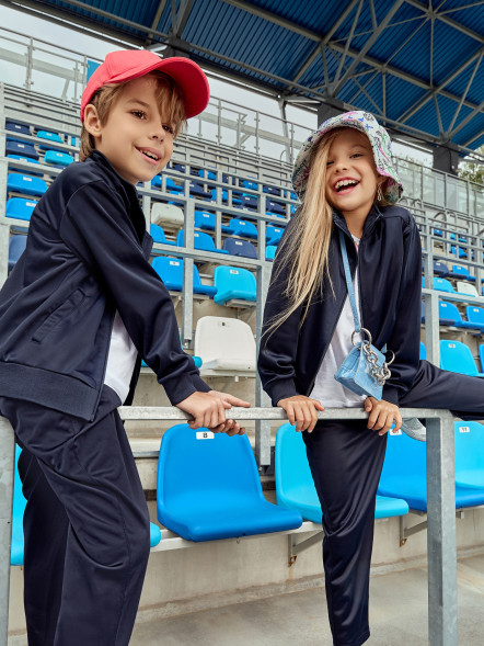 Детский спортивный костюм FN Tracksuit Kid Dark Blue