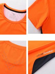 Футболка KELME Round Neck T-Shirt Orange