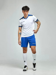 Футбольная форма KELME S/S Football Set (White/Blue)