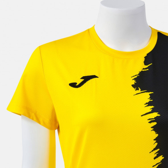 ФУТБОЛКА С КОРОТКИМ РУКАВОМ PICASHO ЖЕЛТЫЙ ЧЕРНЫЙ
