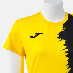 ФУТБОЛКА С КОРОТКИМ РУКАВОМ PICASHO ЖЕЛТЫЙ ЧЕРНЫЙ