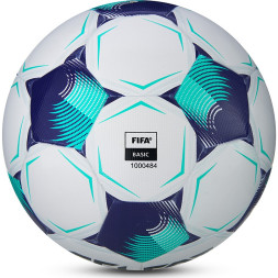Мяч футб. SELECT Tempo TB V26, 0575071003, р.5, FIFA Basic, 32пан, ПУ, термосш, бело-фиолет-бирюз
