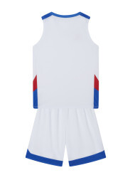Детская баскетбольная форма KELME Children's Basketball Uniform (White/Blue)