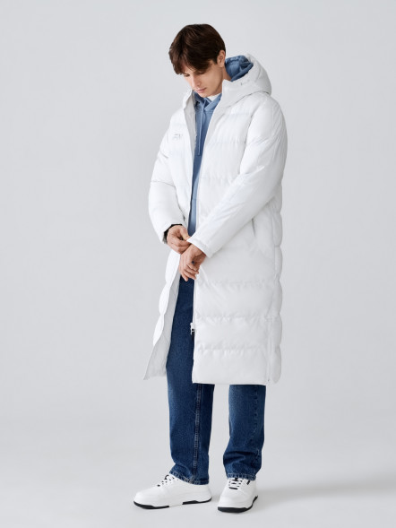 Пуховик FN Snowfall Long White