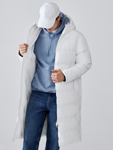 Пуховик FN Snowfall Long White