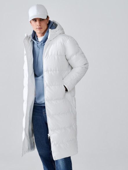 Пуховик FN Snowfall Long White