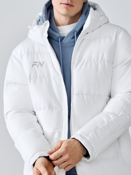 Пуховик FN Snowfall Long White