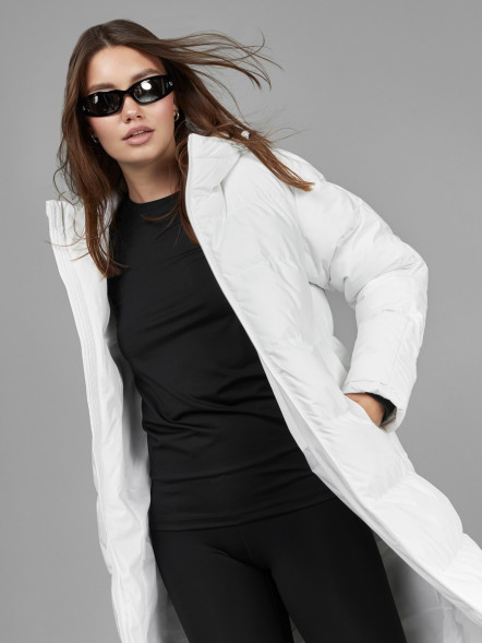 Пуховик FN Snowfall Long White