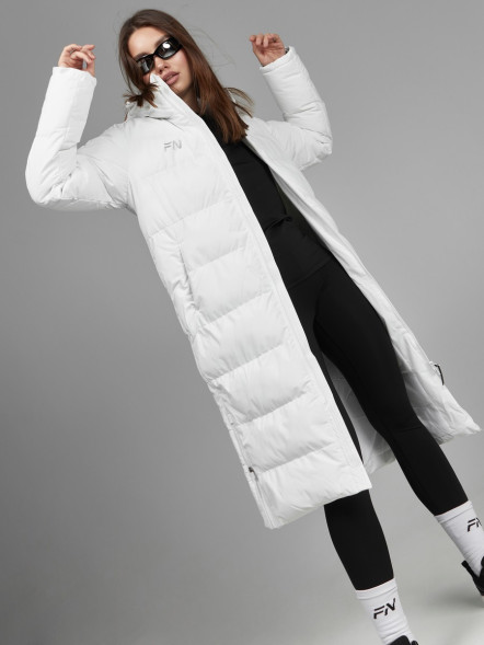 Пуховик FN Snowfall Long White