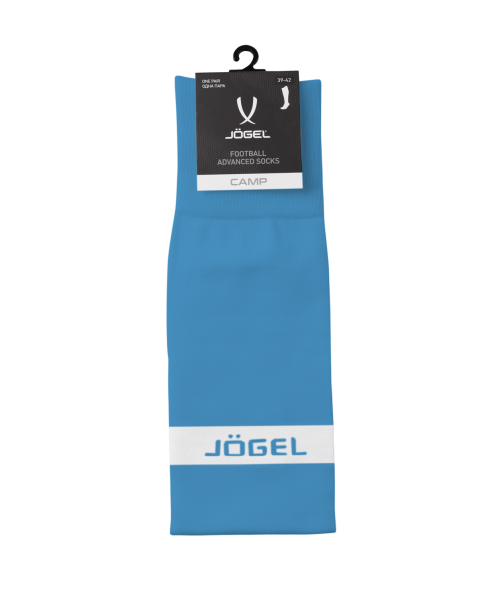 Гетры футбольные JOGEL CAMP ADVANCED SOCKS, голубой/белый