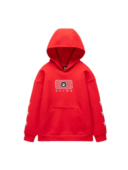 Детское худи KELME Hooded Sweater Red