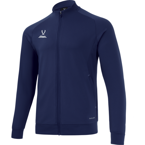 Джемпер тренировочный на молнии JÖGEL PREMIER PerFormDRY Training FZ Jacket, темно-синий
