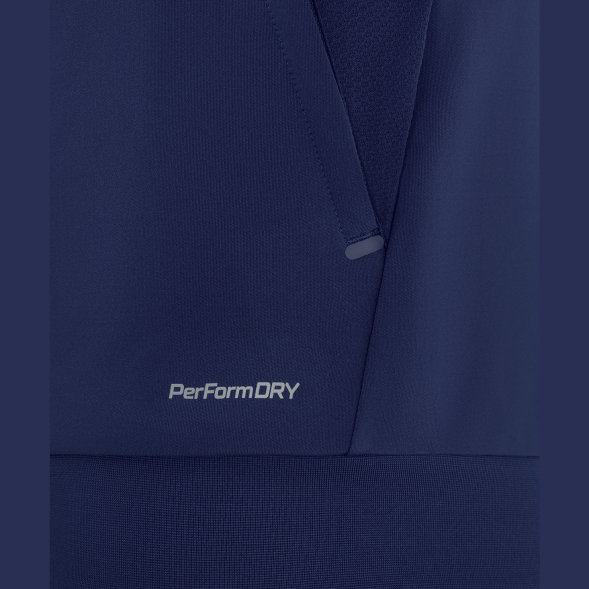 Джемпер тренировочный на молнии JOGEL PREMIER PerFormDRY Training FZ Jacket, темно-синий
