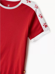 Детская футбольная форма KELME Short Sleeve Football Set Kids (Red/Black)