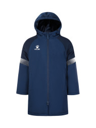 Детская куртка KELME Children's Hooded Long Cotton Jacket Dark Blue