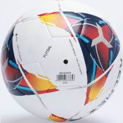 Мяч футзал. KELME Vortex 18.2 Indoor, 8301QU5074-423, р.4, 32 пан, ТПУ, термосш, бело-красно-черный
