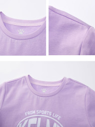 Детская футболка KELME Short Sleeve T-Shirt Kid Violet