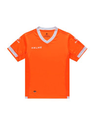 Детская футбольная форма KELME Short Sleeve Football Kid (Orange/Black)