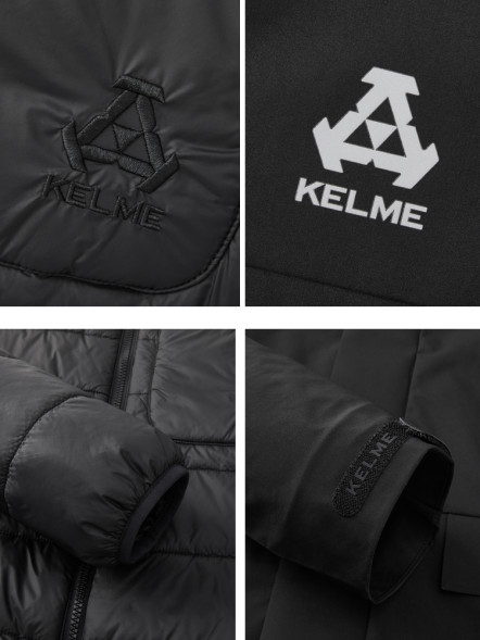 Демисезонная куртка KELME Woven Two-piece Suit (inner Cotton Jacket) Black