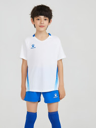 Детская футбольная форма KELME Short Sleeve Football Suit White