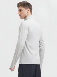 Олимпийка KELME Half Placket Long Sleeve T-Shirt Grey