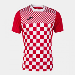 ФУТБОЛКА С КОРОТКИМ РУКАВОМ FLAG III КРАСНЫЙ БЕЛЫЙ