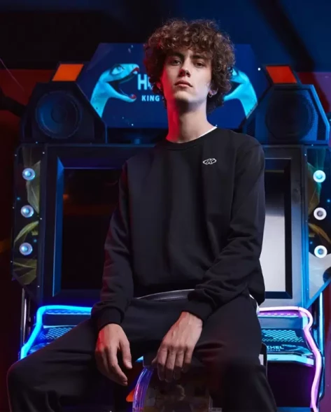 Свитшот KELME Round Neck Sweater Black