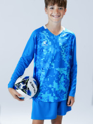 Детская вратарская форма KELME Long Sleeve Goalkeeper Suit Light Blue