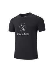 Футболка KELME Crew Neck Short-sleeved T-shirt Black