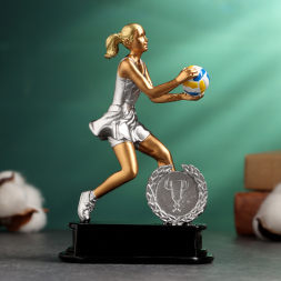 Стела &quot;Волейбол: женский&quot; 15х9х5см