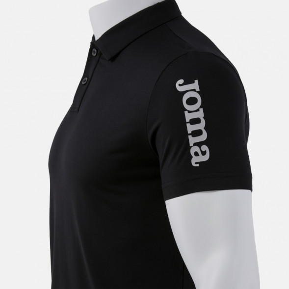 ПОЛО С КОРОТКИМ РУКАВОМ INVICTUS ЧЕРНЫЙ