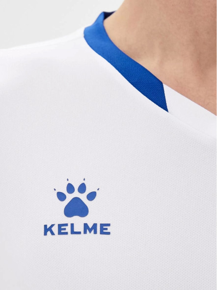 Футбольная форма KELME Short Sleeve Football Uniform (White/Blue)