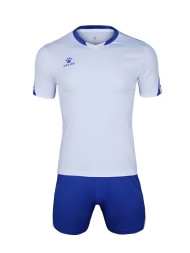 Футбольная форма KELME Short Sleeve Football Uniform (White/Blue)