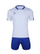 Футбольная форма KELME Short Sleeve Football Uniform (White/Blue)