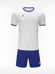 Футбольная форма KELME Short-Sleeved Football Suit (White/Blue)