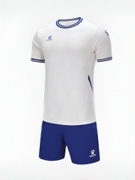 Футбольная форма KELME Short-Sleeved Football Suit (White/Blue)