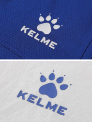 Футбольная форма KELME Short-Sleeved Football Suit (White/Blue)