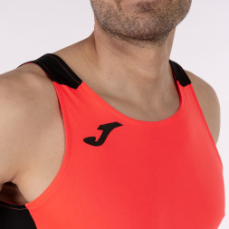 Майка на бретельках JOMA RECORD II Коралловый-черный