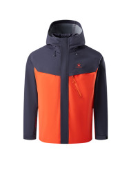 Пуховик KELME 3-in-1 Down Jacket (Dark Blue/Orange)