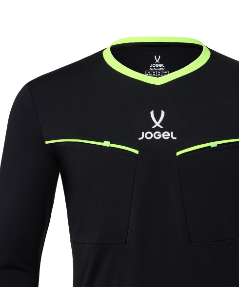 Лонгслив судейский JOGEL DIVISION PerFormDRY Referee LS Tee 2.0, черный