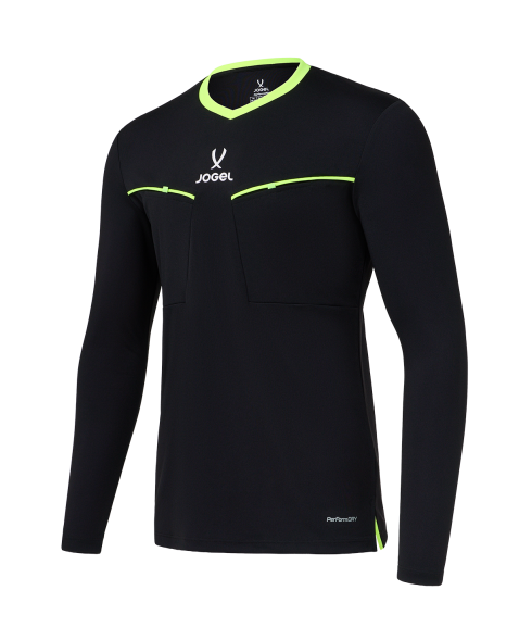 Лонгслив судейский JOGEL DIVISION PerFormDRY Referee LS Tee 2.0, черный