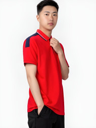 Футболка-поло KELME Short Sleeve Polo Shirt Red