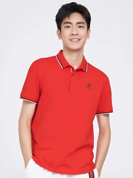 Футболка-поло KELME Short Sleeve Polo Shirt Red