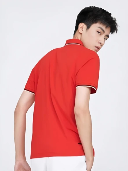Футболка-поло KELME Short Sleeve Polo Shirt Red